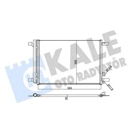 Klima Radyatörü Golf7-Passat-A3-Leon 2013