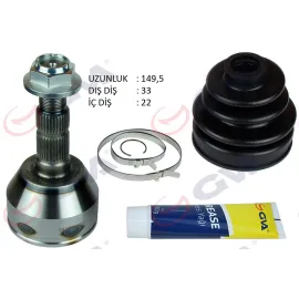 AKS KAFASI DIŞ ÖN ASTRA H-ZAFIRA B 1.4i-1.i6 04-09 33x22x53 149.5mm