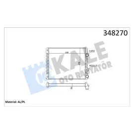 Radyatör Al/mknk Arosa-Volkswagen Lupo-Polo 1.4 Mt