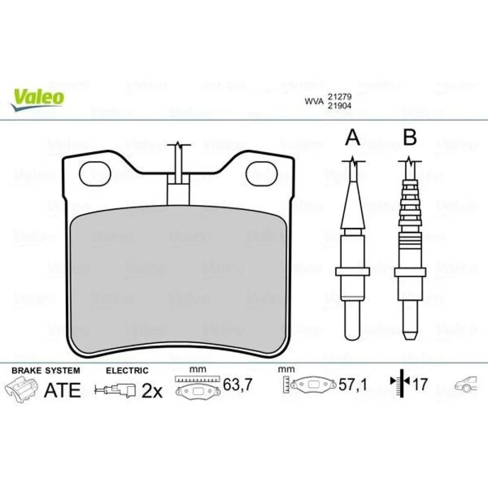 Fren Balatasi Arka Mercedes W638 B901 B902 . Peugeot 406 605