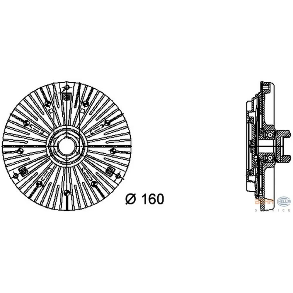 Fan Termigi Bmw M41 M51 E30 E34 E36 Td Tds