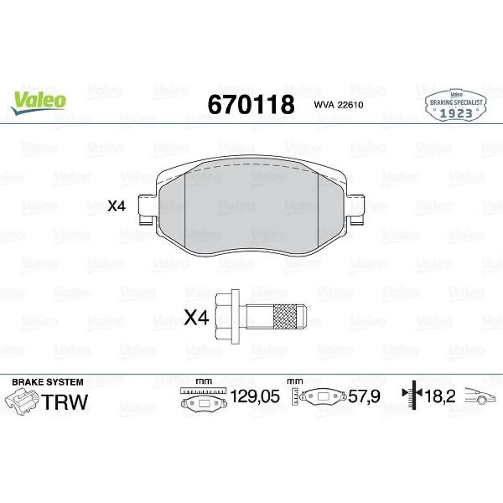 Ön Balata Megane Iv 1.2 Tce-1.5 Dci 16