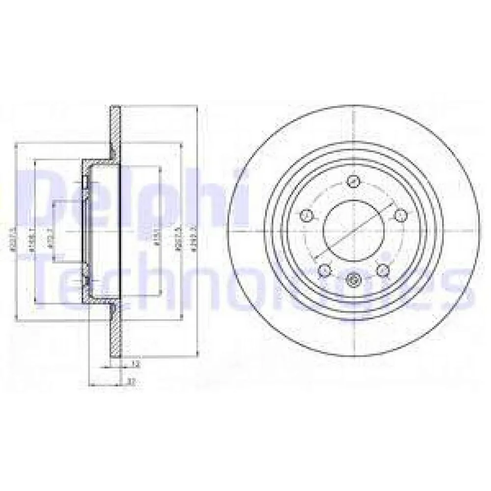 ARKA FREN AYNASI 16 INÇ ASTRA J 09 ZAFIRA C 11 CRUZE 09 268.5x12x5DL DOLU 569075