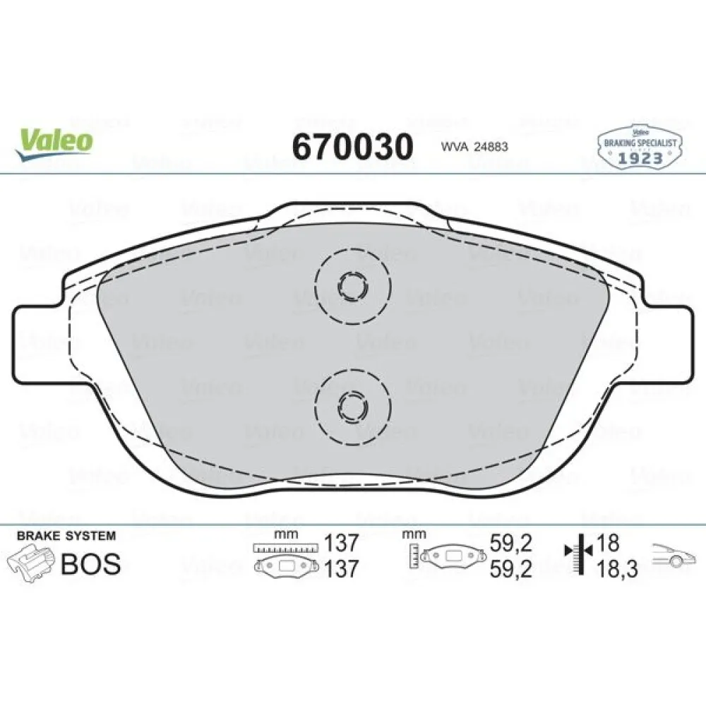 Gdb1819 Ön Balata C3 Ii 1.1.1.4 1.4Hdi 1.6 Vti 1.6Hdi 09 Ds3 1.4 Vti-1.6 Vti 1.6Hdi 09 13