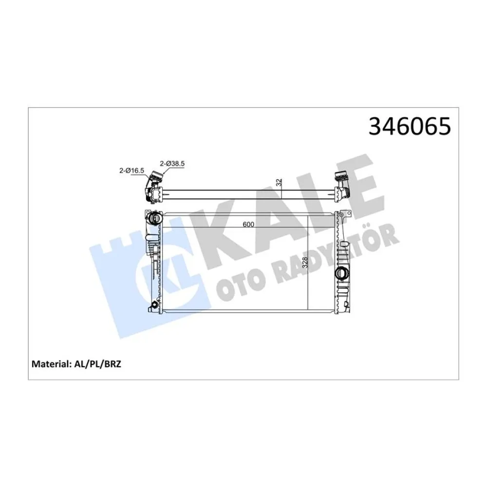 Motor Su Radyatoru Bmw N47 N13 B47 F30 F20 F22 F32 F34 F36