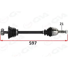 ÖN AKS SOL RENAULT EXPRESS F40.G40 1.9 D 85-98
