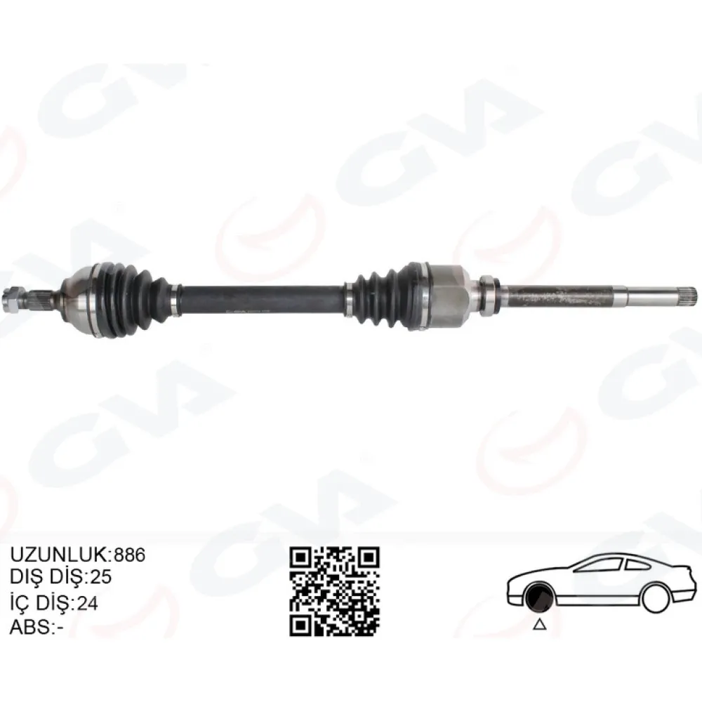 Komple Aks Ön Sağ Psa 301 1.6 Hdi 100 Ps Euro 6 18-