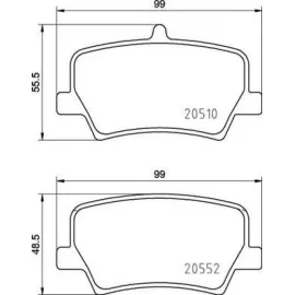 Arka Balata Volvo Xc40 D3 D4 T3 T4 T5 2018