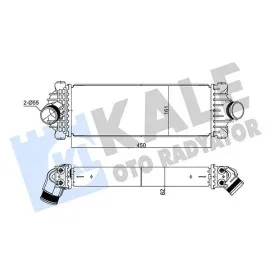 Turbo Radyatoru Yeni Kasa Custom V362 17 2.0 Ecoblue