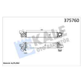 TURBO RADYATORU B38 BMW F40 F44 F45 F46 F48 F39 MINI B36 B38 F54 F55 F56 F57 F60