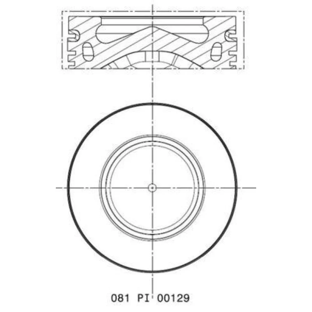 Piston Segman 84.50Mm Bmw N47 D16 F20 Mini R55 R56 R57 R60 R61