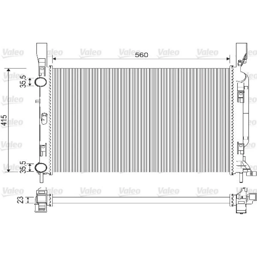 Motor Su Radyatoru Mercedes Citan 415 12 . Kng 1.5 Dci 1.6 16V 09