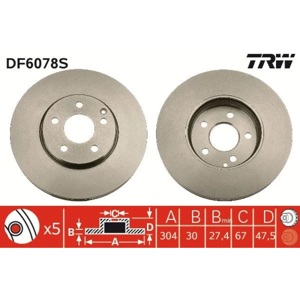 Fren Diski On 4-Matic Mercedes E-Class W211 S211