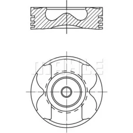 PISTON SEGMAN STD 83.00mm MERCEDES OM651 W176 W246 W204 C218 X204 W212 W447 W639 B906 B907 B910