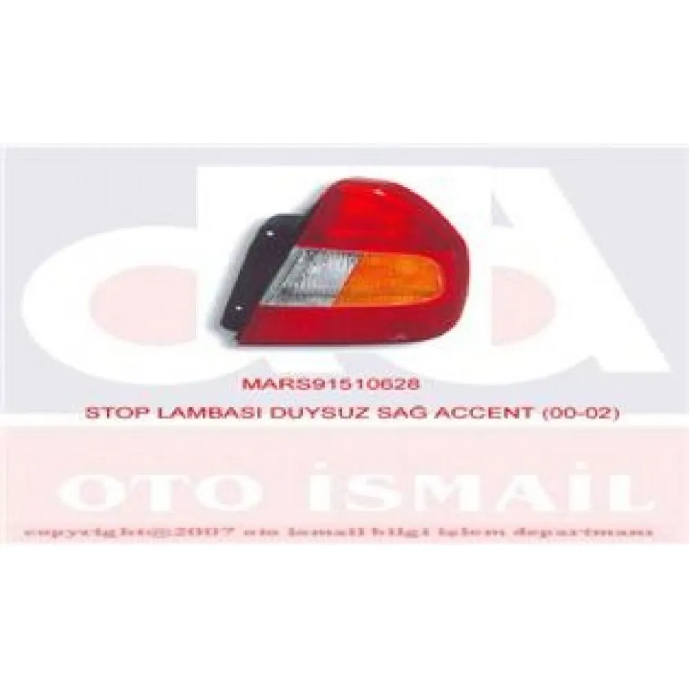 Stop Duysuz Sağ Accent 01/00-08/02
