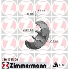 Arka Fren Kampana Corsa C 01 11 Abs Siz
