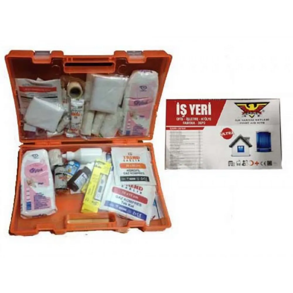 PLS. İŞYERİ İLKYARDIM SETİ ULTRA LUX DUVAR APARATLI - İŞ GÜVENLİĞİNE UYGUN HIRDAVAT