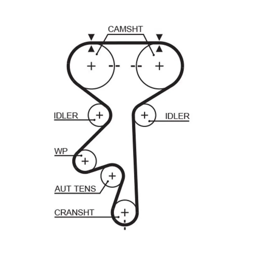 Triger Kayişi 169X240 169 Diş Astra F- Vectra B 96-02 1.8 İ 16V-2.0 İ 16V Ct870