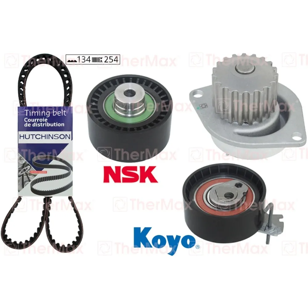 Devirdaimli Eksantrik Gergi Kiti P206-207-307-308-Partner-C2-C3-C4-Xsara-Berlingo 1.6 Tu5Jp4 T