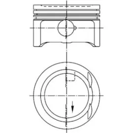 Piston Segman Std 90.91Mm Mercedes M111 W202 C208 W210 R170