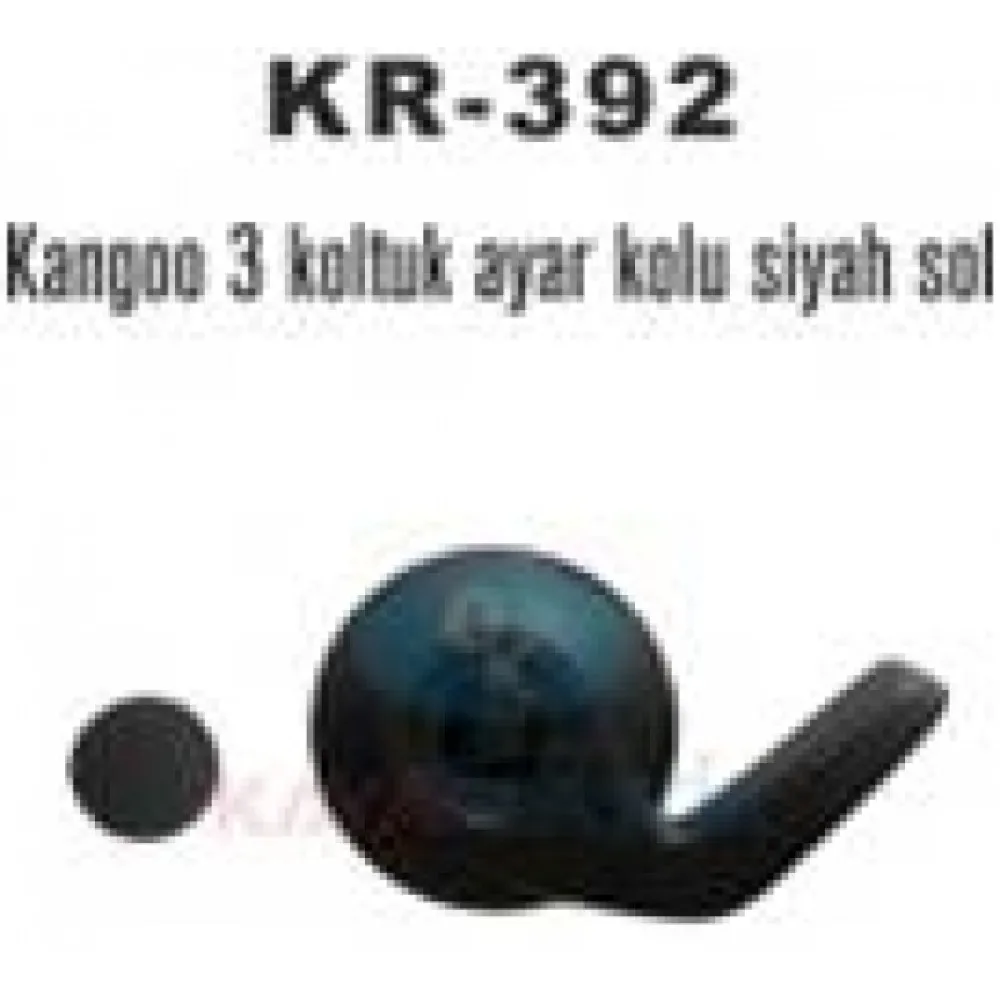 Koltuk Ayar Kolu Siyah Sol Kangoo 3