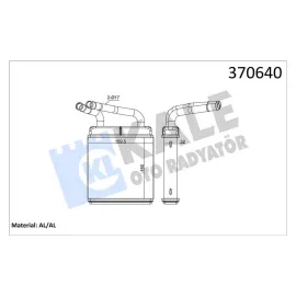 KALORİFER RDAYATÖRÜ BRAZİNG L300 151x156x32