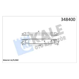 TURBO RADYATÖRÜ INTERCOOLER CORSA D AL/PL/BRZ 450x97x52