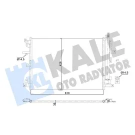Klima Radyötörü Kondenser Volvo Xc90 I 2.5T T6 3.2 V8 D3 D5 2002-2014