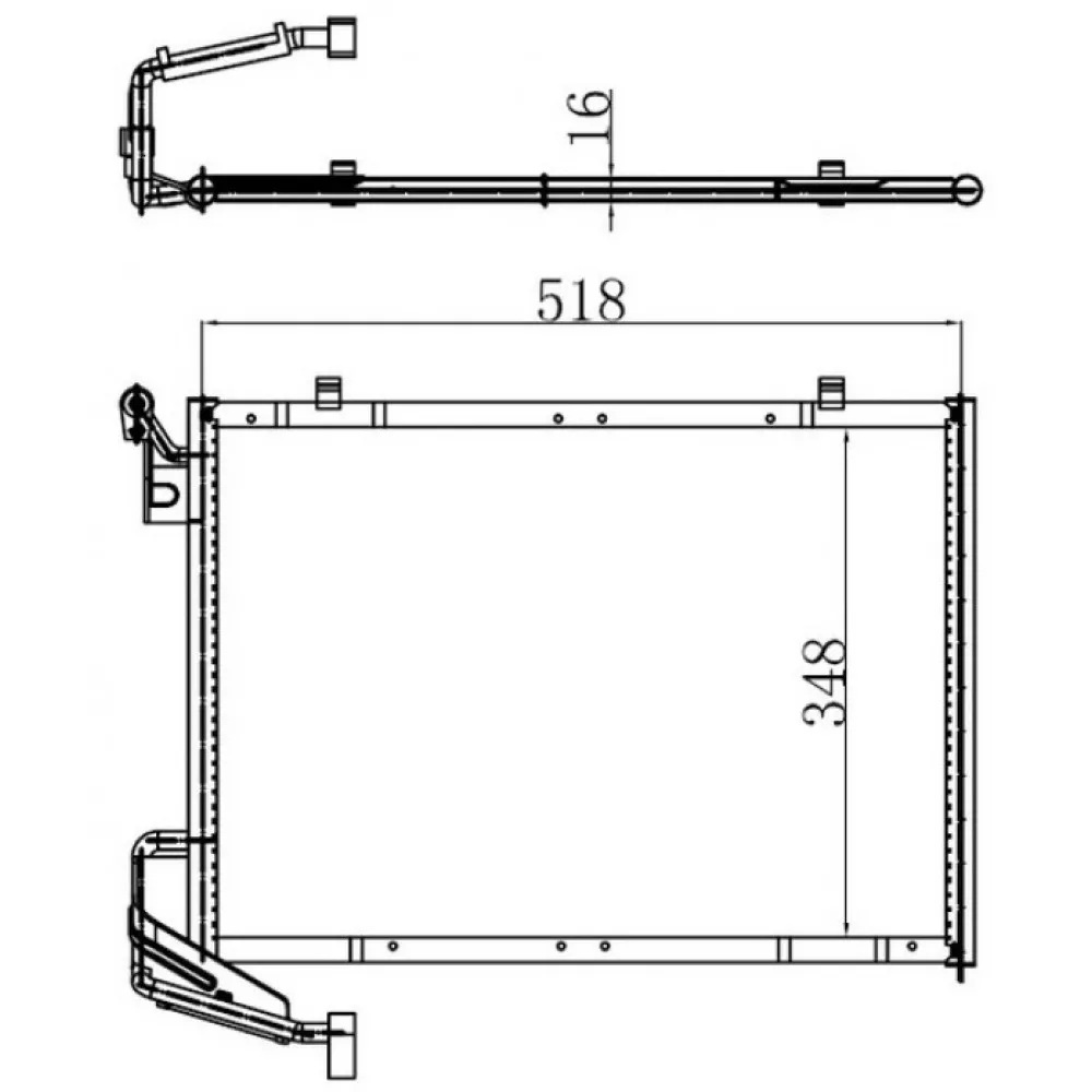Klima Radyatoru Kondenseri Fiesta 1.0 Ecoboost 08 17