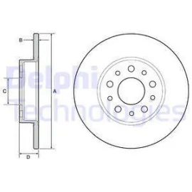 FREN DİSKİ ARKA FIAT 500 L 12 EGEA 15 1.0 1.3 MTJ 1.4 1.6 MTJ 15