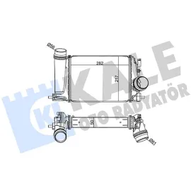 Turbo Radyatörü Intercooler Mgn Iv Grandtour 1.2 Tce 16 Nissan Qashqai 1.2 Dig-T