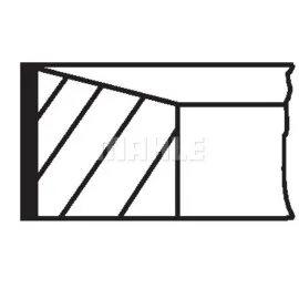 SEGMAN STD 80.00mm MERCEDES OM622 OM626 W205 W447