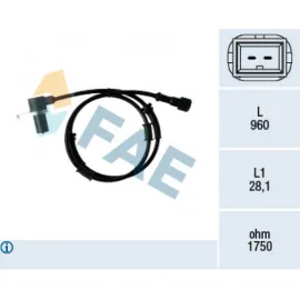 ON ABS SENSORU VOLVO S40 I 644 1.6 99 04 V40 645 95 04