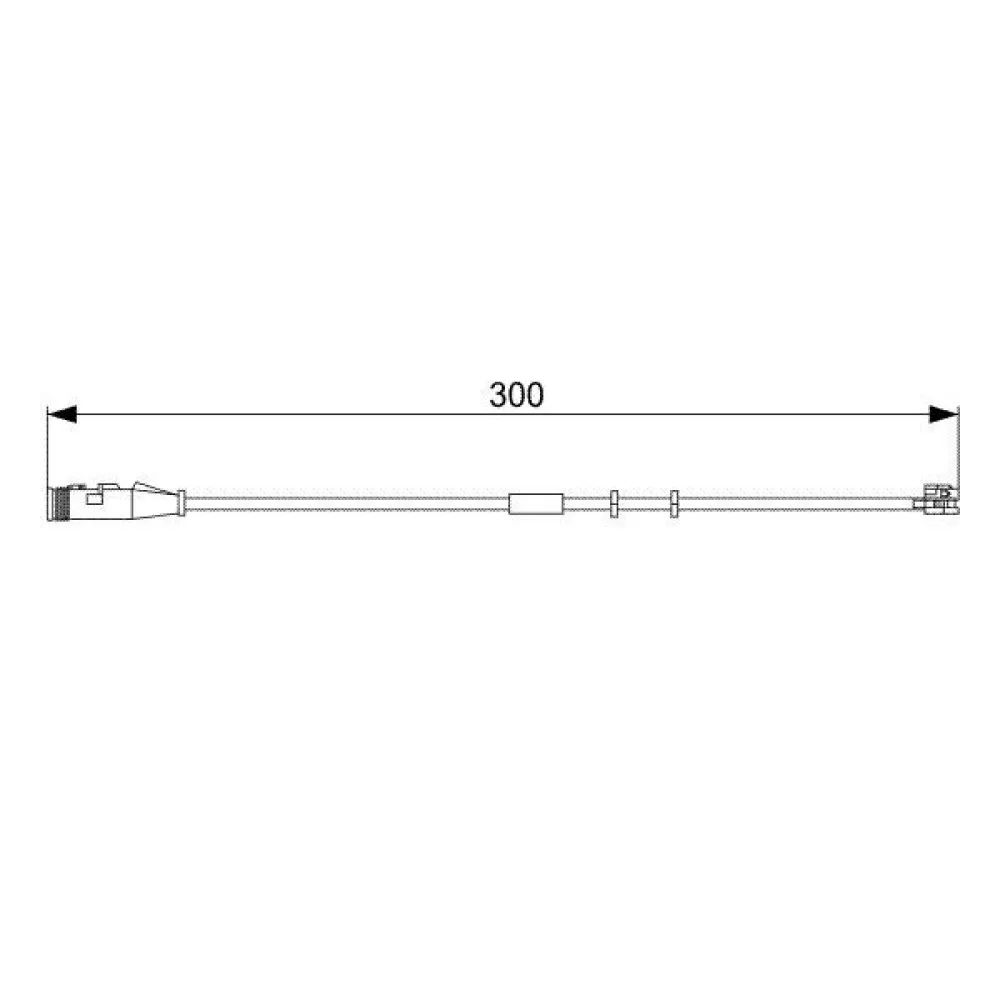 Ön Fren Balata Fişi İkaz Kablosu Astra H-Zafira B 04 Vectra C 1.9-2.0-2.2 Gts 04 300Mm