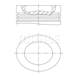 Motor Piston Segman Polo-Golf6-Caddy-Jetta-A3-Leon 79.51Mm Caya-Cayb-Cayc-Cayd-Cfwa 1.2-1.6 Tdi 0.50