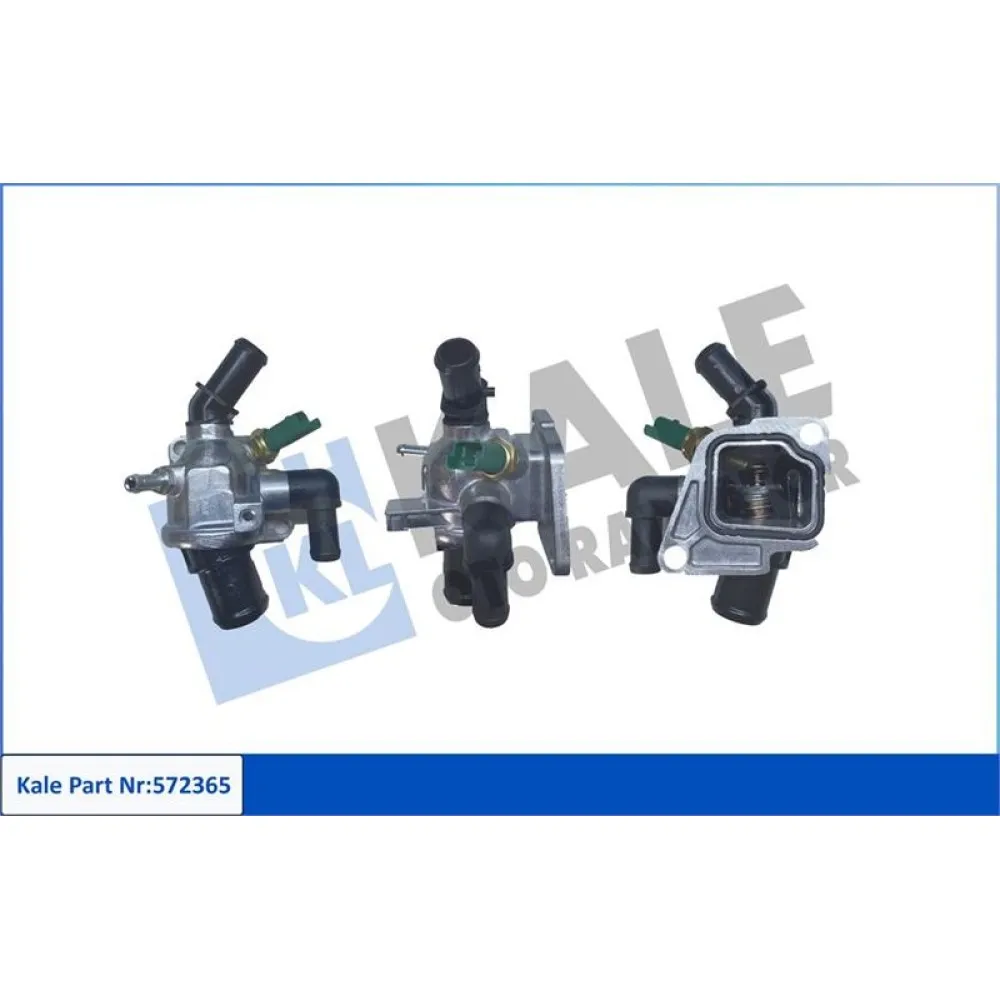 Komple Termostat-Aluminium Gövdeli 88 C Alfa Romeo Mito-Fiat Doblo-Fiorino-Grande Punto-Idea-Linea Punto-Punto Evo-Qubo-Strada-Lancia Musa-Ypsilon-Opel Astra H-Corsa D