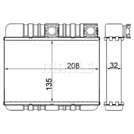 KALORIFER RADYATORU BMW E46 98 05 E83 06 11
