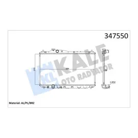 Radyatör Al/pl/brz Civic Ix Mt