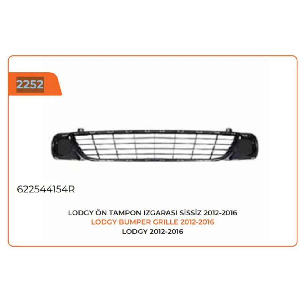 Ön Tampon Izgarasi Sissiz Lodgy 12-16