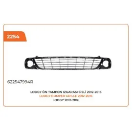 Ön Tampon Izgarasi Sisli Lodgy 12-16