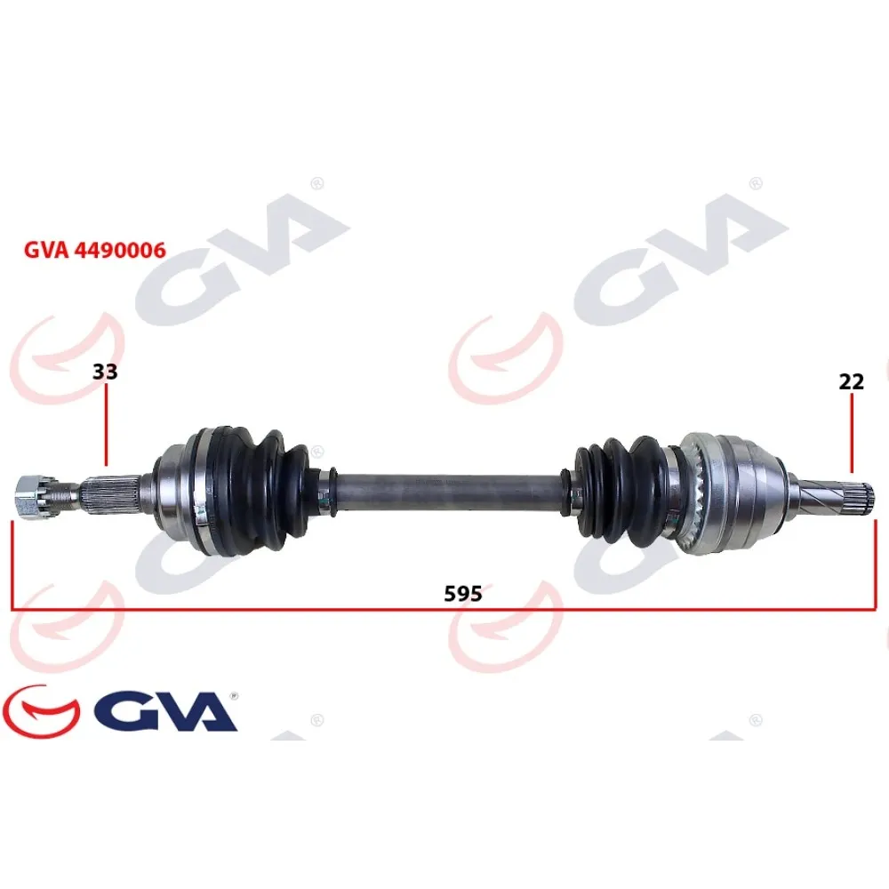 Komple Aks Sol Astra G 1.4/1.6 16V 98-05 595Mm