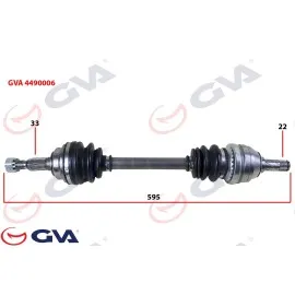 Komple Aks Sol Astra G 1.4/1.6 16V 98-05 595Mm