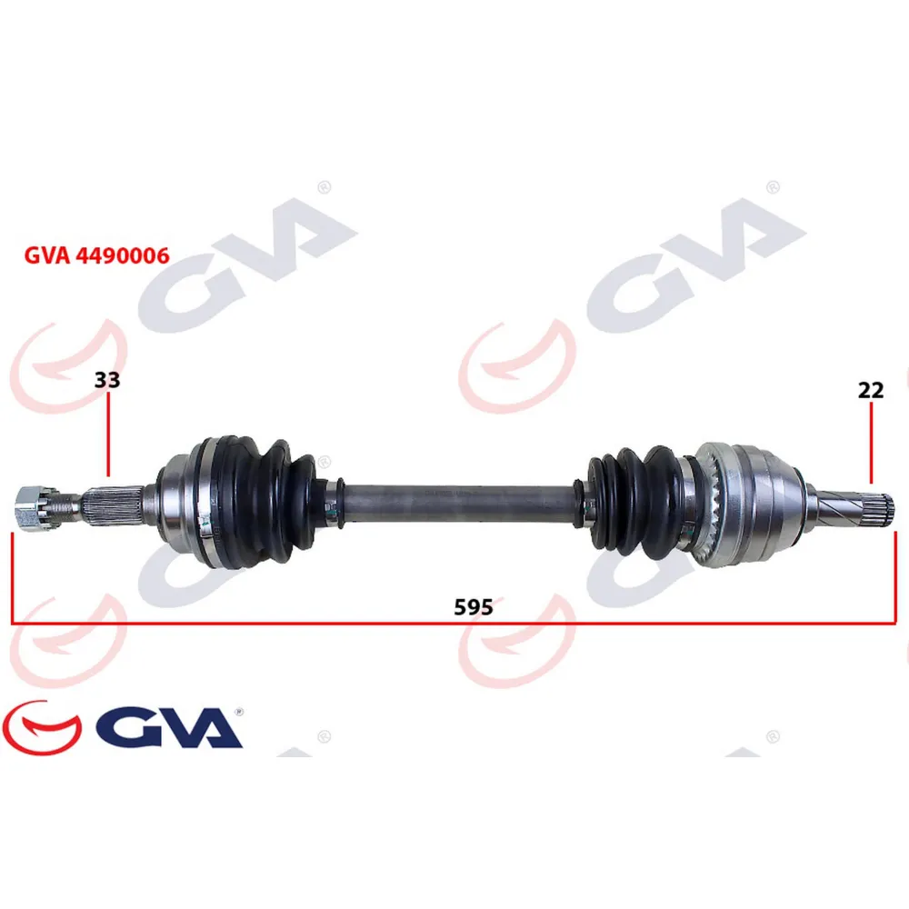 KOMPLE AKS SOL ASTRA G 1.4/1.6 16V 98-05 595mm