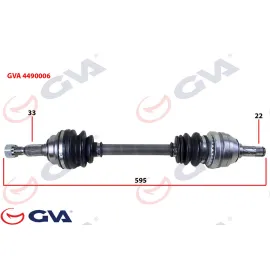 KOMPLE AKS SOL ASTRA G 1.4/1.6 16V 98-05 595mm