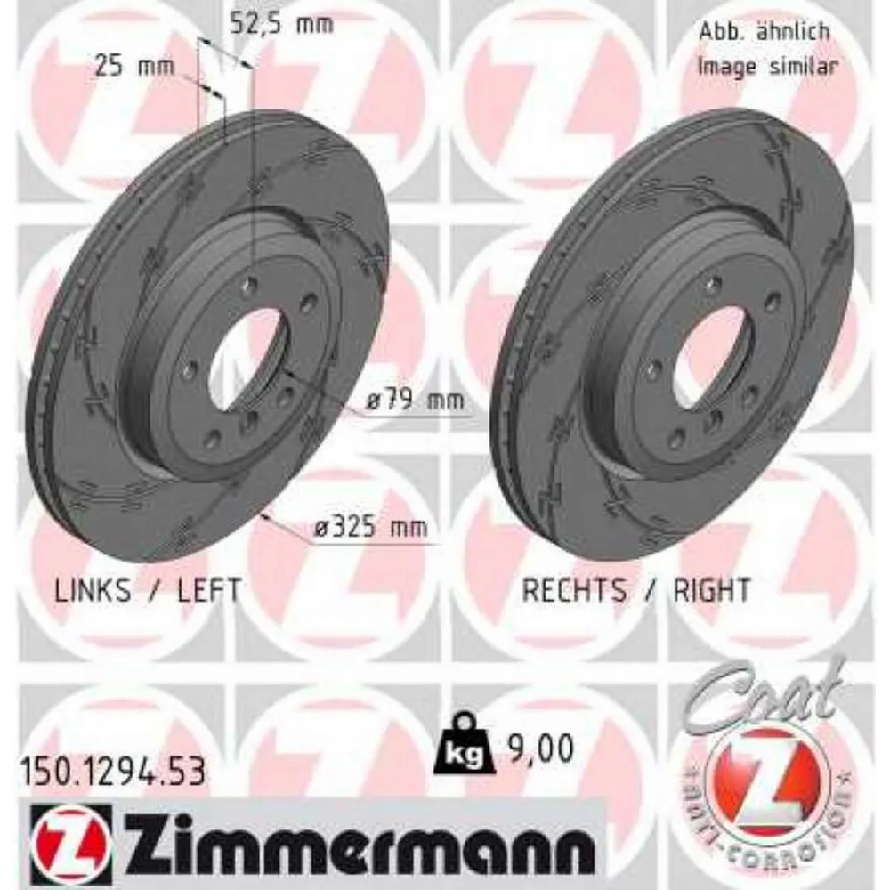 FREN DISKI ON BMW E46 Z4 E85 E86 HAVALI KAPLAMALI CIZGILI