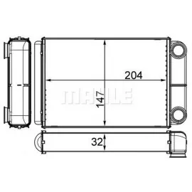 KALORİFER RADYATÖRÜ OPEL ASTRA J ASTRA J GTC 10 ASTRA K-ZAFIRA TOURER C 15