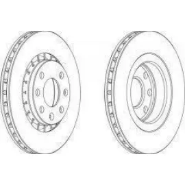 ÖN FREN AYNASI ASTRA F-VECTRA A-B-CALIBRA A-KADETT E-ASCONA C-LANOS 97 CIELO 256x24x4DLxHAVALI 90487402-93182282-93182304
