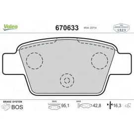 Arka Balata Stilo 02 Linea 6.07 Bravo 9.07 Alfa Mito 08 Multipla 99-10