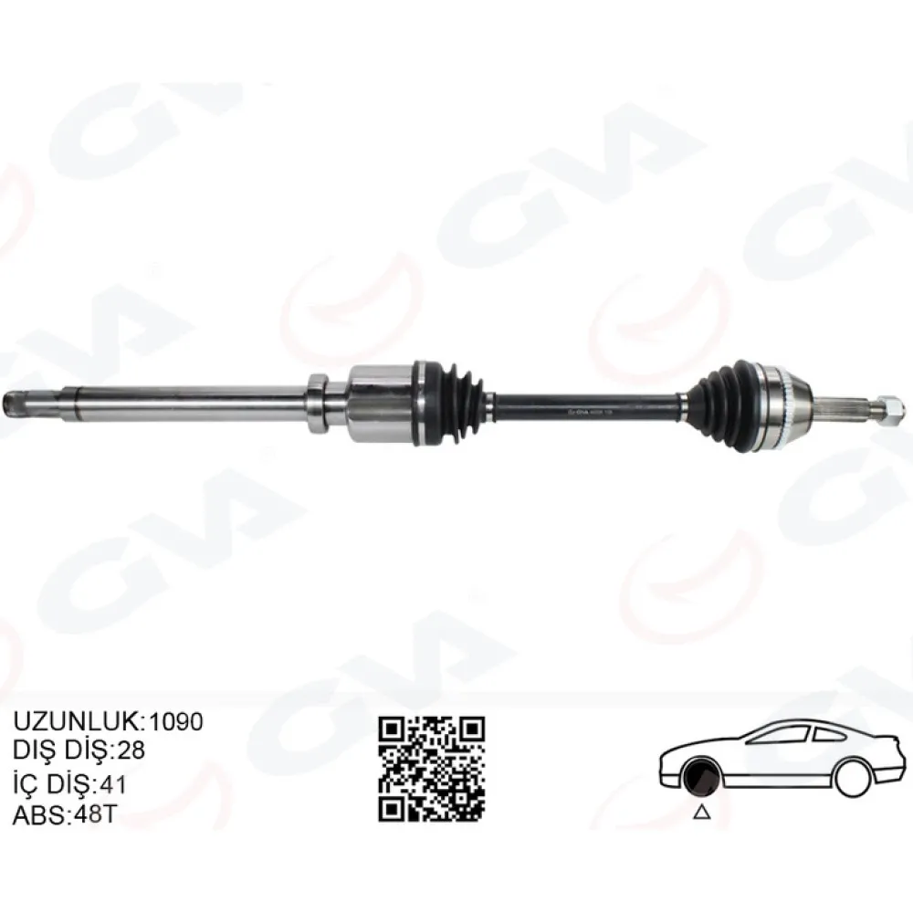 Ön Aks Komple Sağ Ford Transit V347 2.2Tdci 115Ps -140Ps 07 11