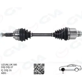 On Aks Komple Sag Mondeo Iii 1.8 - 2.0 16V- 2.0Tdci 00 07